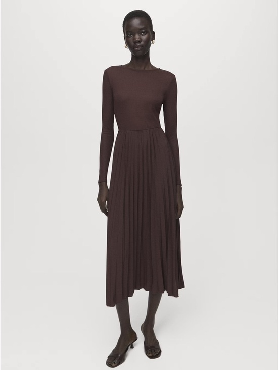 Mango Dresses & Skirts - Mango (size 2) FLARED MIDI-DRESS WITH BELT